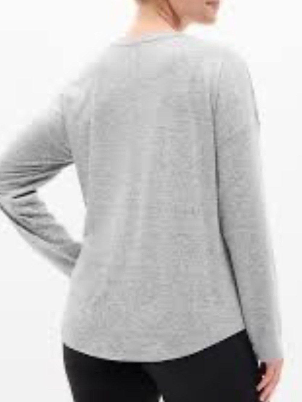 Abercrombie Cozy Gray Long Sleeve Size Medium